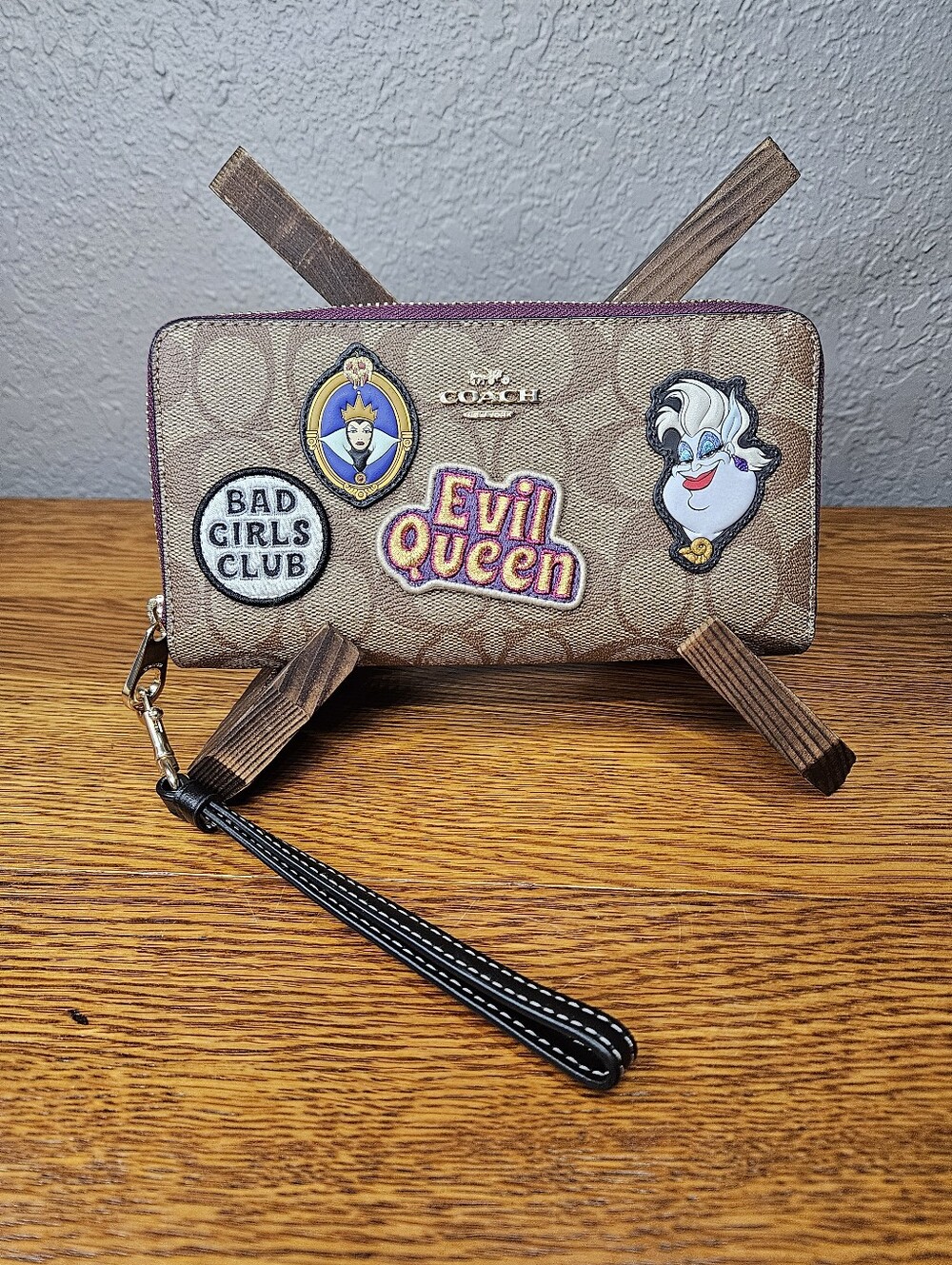 Coach X Disney Long Zip Around Wallet Bad Girls Club